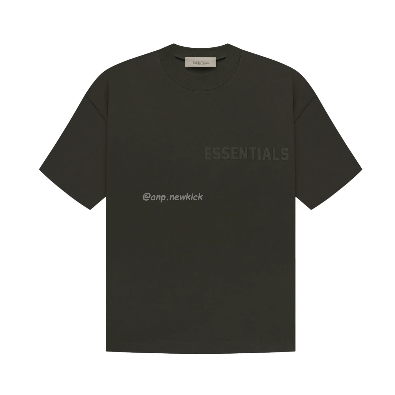 Fear Of God Essentials Fog Logo Letter Short Sleeve T Shirt Plum Purple (14) - newkick.app